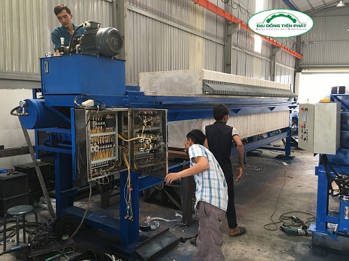 plate-filter-press-for-sludge-treatment-from-dai-dong-tien-phat
